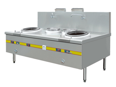 合肥廚具公司|安徽廚房設(shè)備公司|食堂設(shè)備|合肥樂亞廚具 - 產(chǎn)品展示 - 爐灶類 - 燃油灶 - 燃氣雙眼炒灶